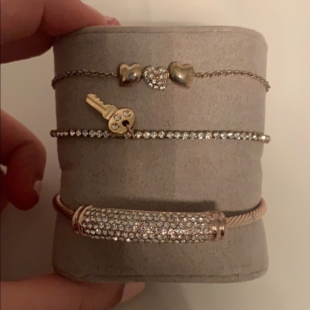 3 GUESS bracelets